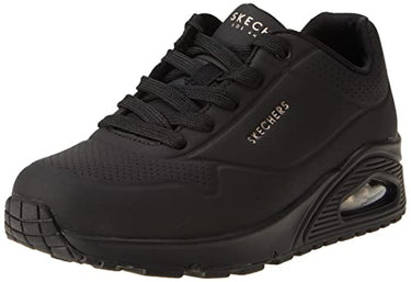 Skechers Damen Uno Stand On Air Sneakers, Black Durabuck, 41 EU im Sale